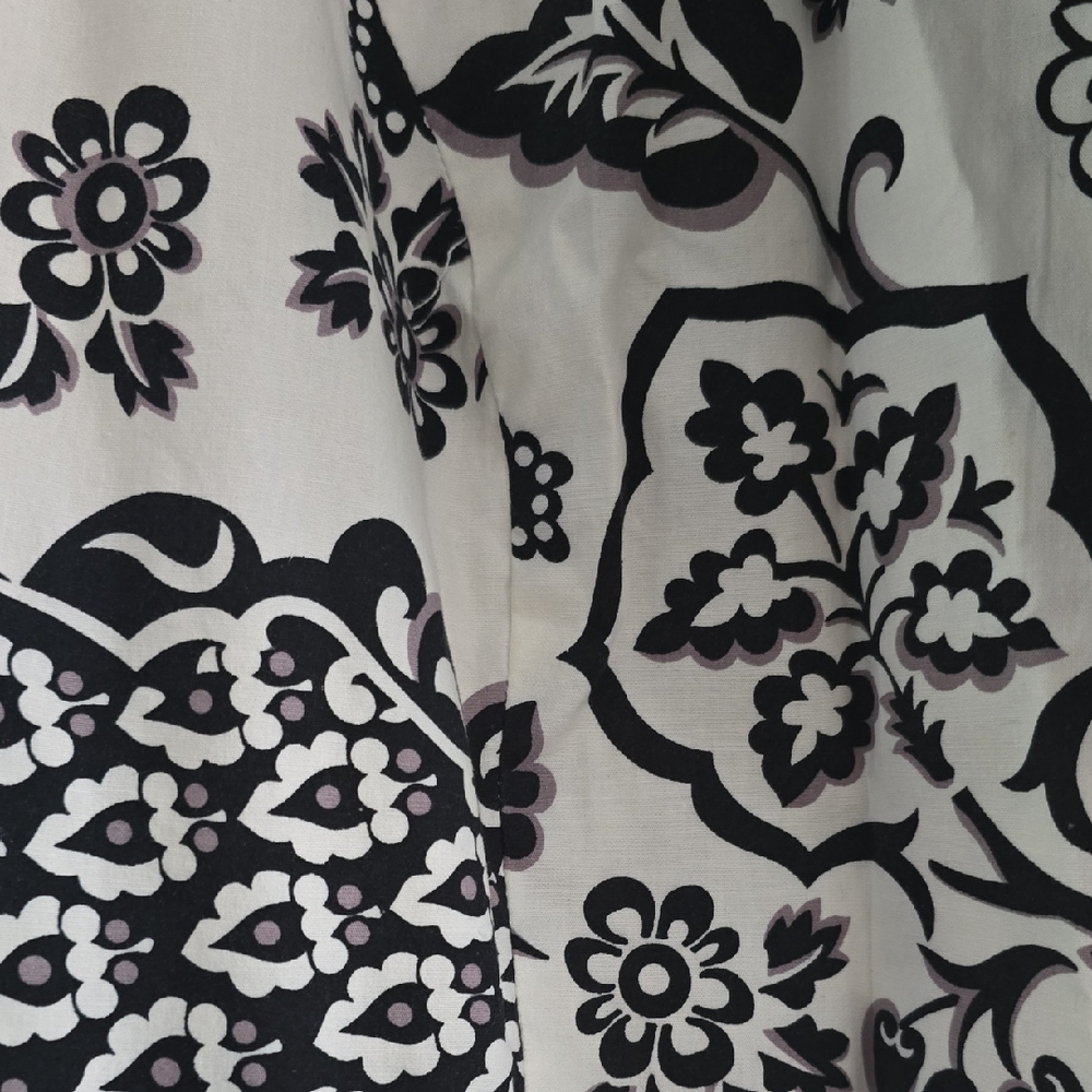 GUC- Elements Women's Black White Patterned short Sleeve Blazer, Sz 3X - Picture 3 of 10